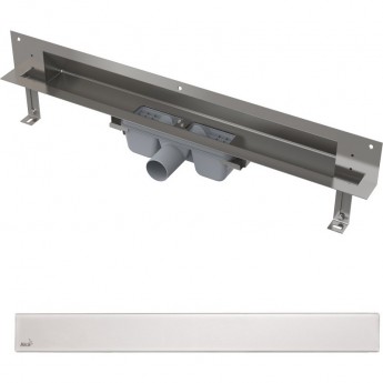 Дренажная система ALCAPLAST APZ5-EDEN-750 Spa для монтажа в стену нержавеющая сталь, глянцевая