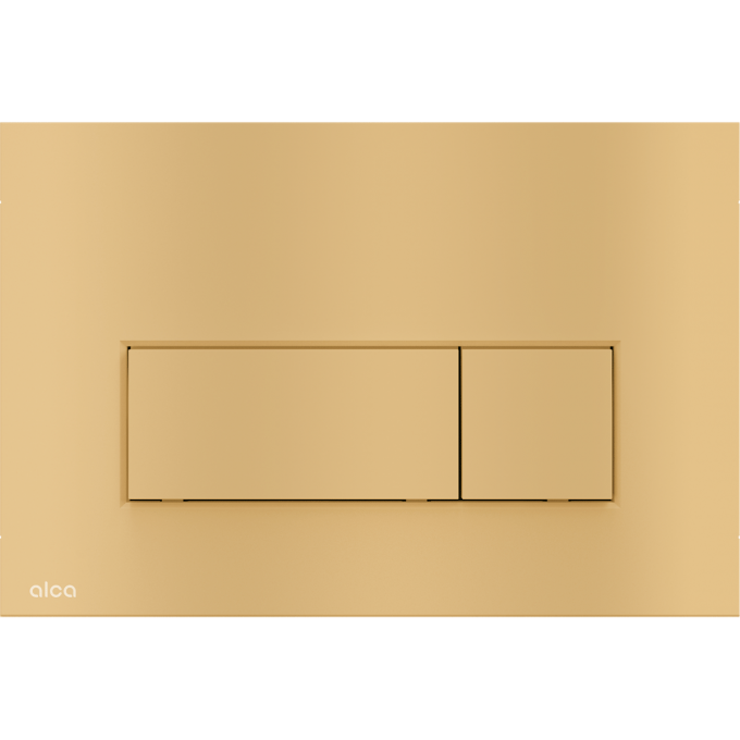 Кнопка управления ALCAPLAST для скрытых систем инсталляции, золото матовое M57-G-M
