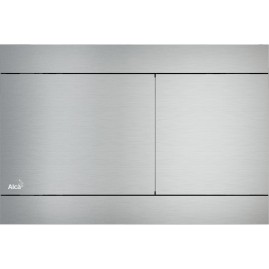 Кнопка управления ALCAPLAST FLAT FUN металл, матовый, сталь