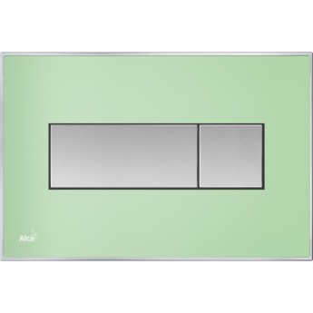 Кнопка управления ALCAPLAST M1372 с вкладышем, зеленая