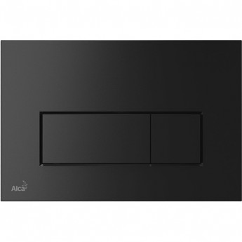 Кнопка управления ALCAPLAST THIN M578 для скрытых систем инсталляции, черный матовый