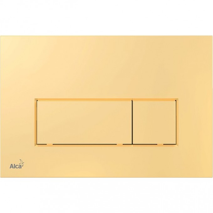 Кнопка управления ALCAPLAST THIN для скрытых систем инсталляции, золотой M575