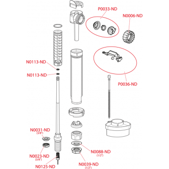 Прокладка коническая ALCAPLAST N0088-ND, 36х20,5х4