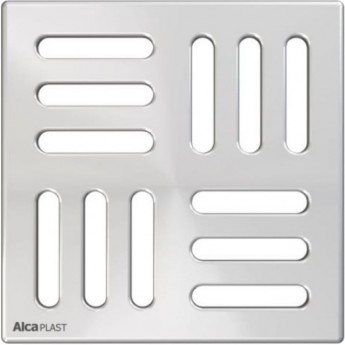 Решетка ALCAPLAST MPV004 нержавеющая сталь 102х102 мм Решетка ALCAPLAST MPV004 нержавеющая сталь 102х102 мм