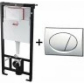 Сет унитаза ALCAPLAST СЕТ WC ALCA_AM101/1120-3:1 RU M70-0 с сиденьем, инсталляцией и кнопкой белой Сет унитаза ALCAPLAST СЕТ WC ALCA_AM101/1120-3:1 RU M70-0 с сиденьем, инсталляцией и кнопкой белой