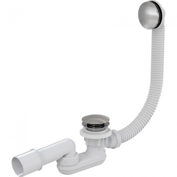 Сифон ALCAPLAST для ванны click/clak металл, длина 100 см A507KM-100