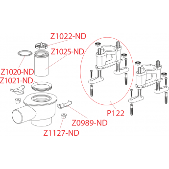 Ситечко ALCAPLAST Z1022-ND