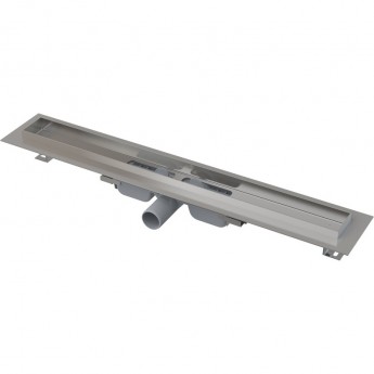 Водоотводящий желоб ALCAPLAST APZ106-850 PROFESSIONAL с порогами для цельной решетки, низкий, горизонтальный слив Водоотводящий желоб ALCAPLAST APZ106-850 PROFESSIONAL с порогами для цельной решетки, низкий, горизонтальный слив