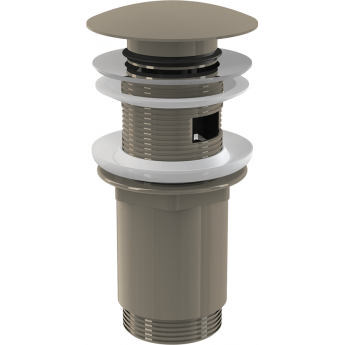 Водослив ALCAPLAST A392-N-B для умывальника click/clack 5/4", цельнометаллический