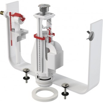 Выпускной комплект ALCAPLAST с двойной кнопкой, впускной механизм А16, 3/8''