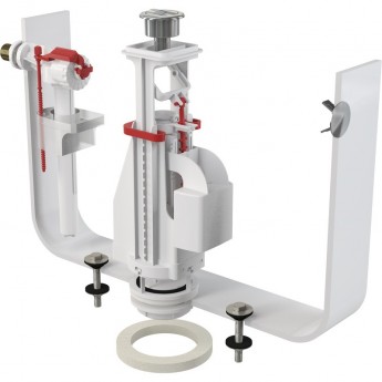 Выпускной комплект ALCAPLAST с двойной кнопкой, впускной механизм А16, подключение 1/2"