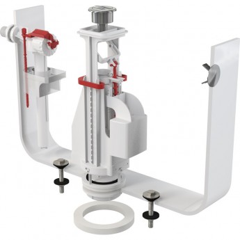 Выпускной комплект ALCAPLAST SA08A 1/2" CHROM с двойной кнопкой, впускной механизм А15 1/2